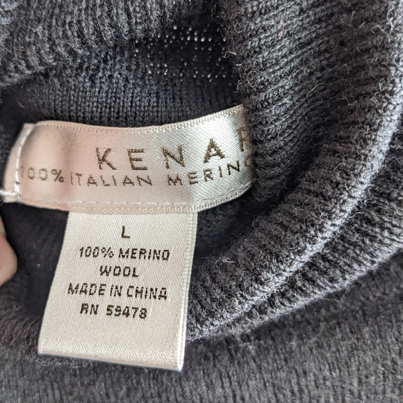 Pendleton Kenar Annalaura 100% Wool Sweaters Italian Neutral Palette Minimalist - Picture 3 of 16
